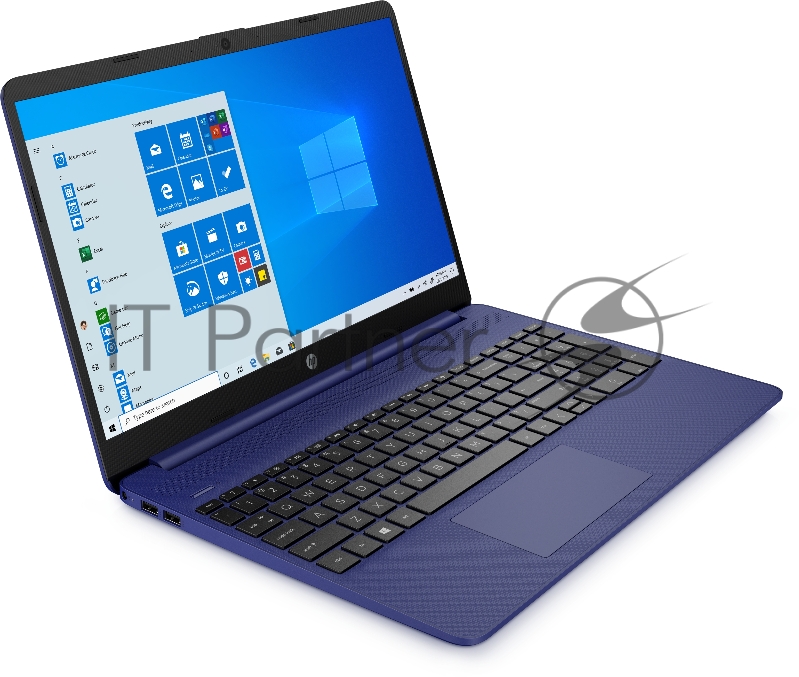 Ноутбук HP 15s-fq0071ur <3B3P2EA> Celeron N4020 (1.1)/4Gb/128G SSD/15.6FHD AG slim/Int:Intel UHD/Win10 Indigo Blue