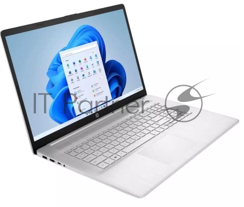 Ноутбук HP17 17-cn0112ur 17.3 FHD, Intel Core i3-1125G4, 8Gb, 512Gb SSD, no ODD, Win11, серебристый