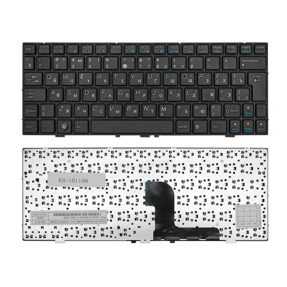 Клавиатура для ноутбука DNS Medion E1226 MD98570 E1228 MD98720 Casper Pegatron H90MB