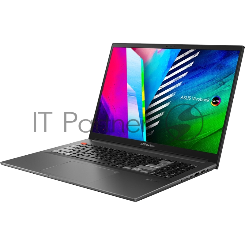 Ноутбук ASUS VivoBook Pro 16X Q4 OLED M7600QE-L2007W AMD R7 5800H/16Gb/1Tb SSD/16,0 (3840 x 2400) OLED 16:10/RTX 3050Ti 4Gb/WiFi6/BT/FP/Backlit KB/Windows 11 Home/1.9Kg/Aluminum