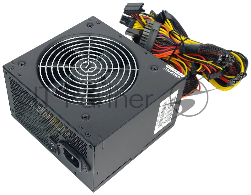 Блок питания Chieftec 500W RTL GPS-500A8 {ATX-12V V.2.3 PSU with 12 cm fan, Active PFC, fficiency >80% with power cord 230V only}
