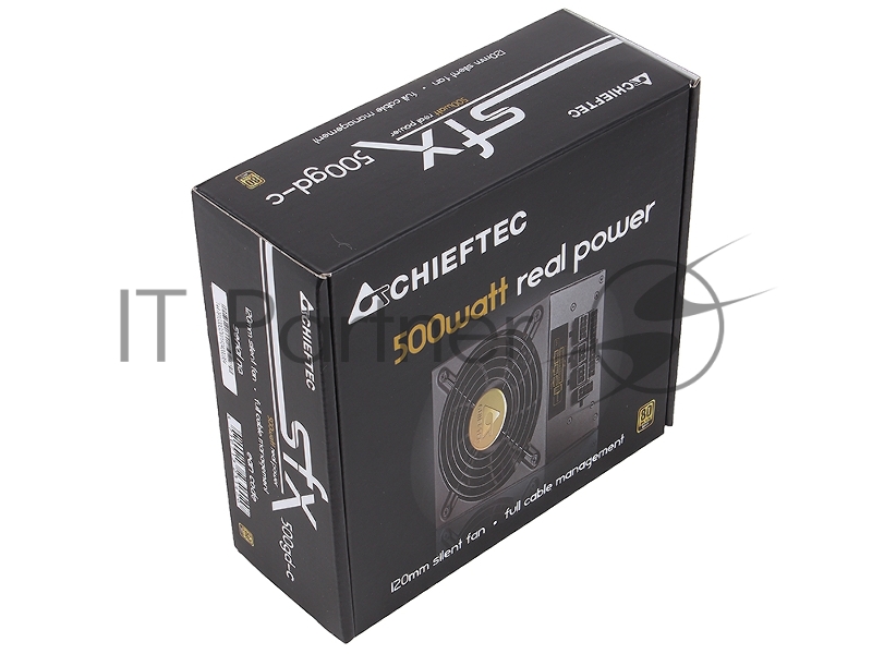 Блок питания Chieftec 500W Retail SFX-500GD-C SFX v2.3/EPS, 80+ GOLD, КПД >90%, 2x PCI-E (6+2-Pin), 4x SATA, 2x MOLEX, Fan 8cm