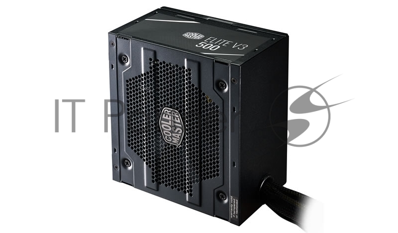 Блок питания 500 Ватт Power Supply Cooler Master Elite V3 500, 500W, ATX, 120mm, 3xSATA, 1xPCI-E(6+2), APFC