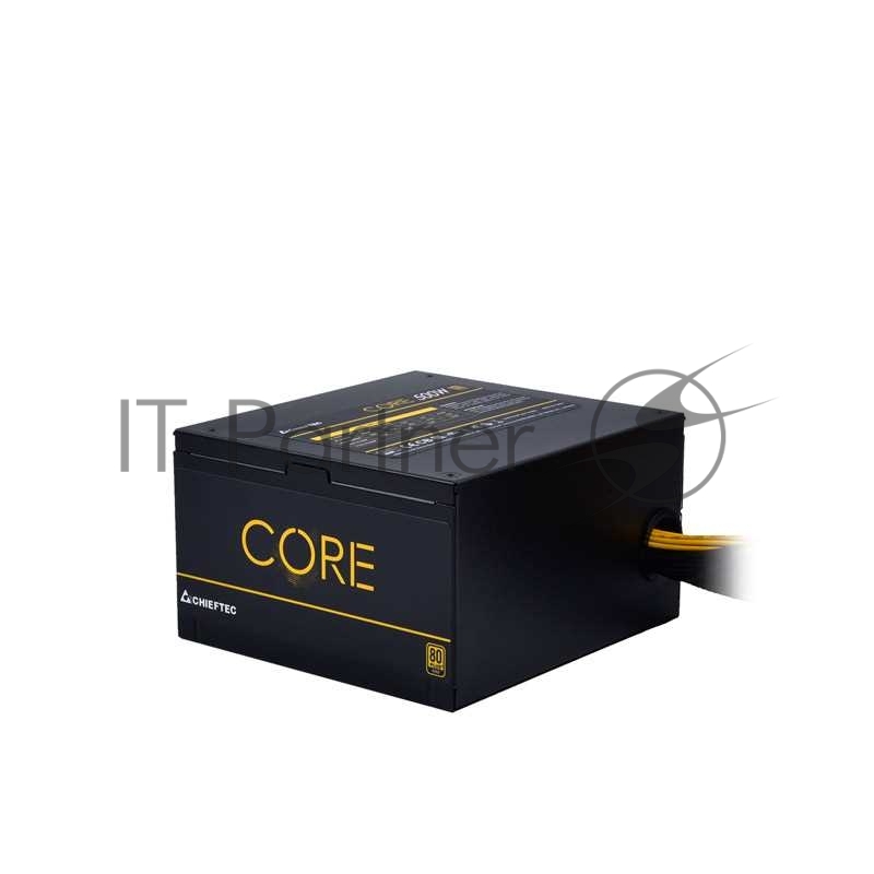 Блок питания Chieftec Core BBS-500S (ATX 2.3, 500W, 80 PLUS GOLD, Active PFC, 120mm fan) Retail