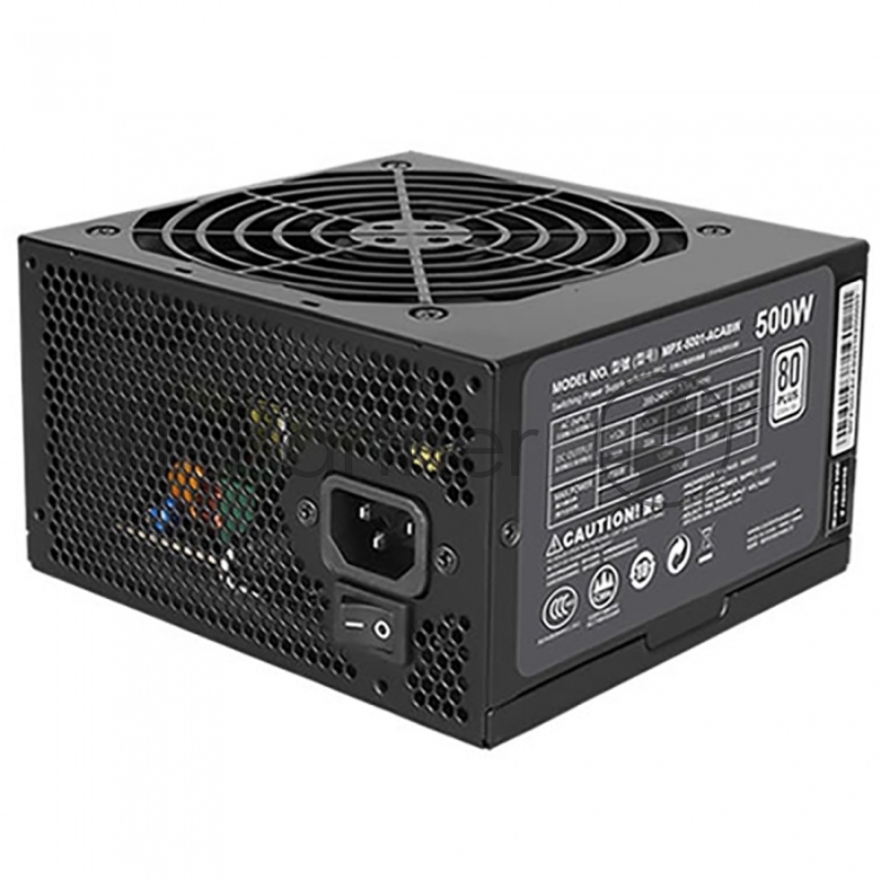 Блок питания Cooler Master MWE White, 500W, ATX, 120mm, 6xSATA, 2xPCI-E(6+2), APFC, 80+ White MPE-5001-ACABW-EU
