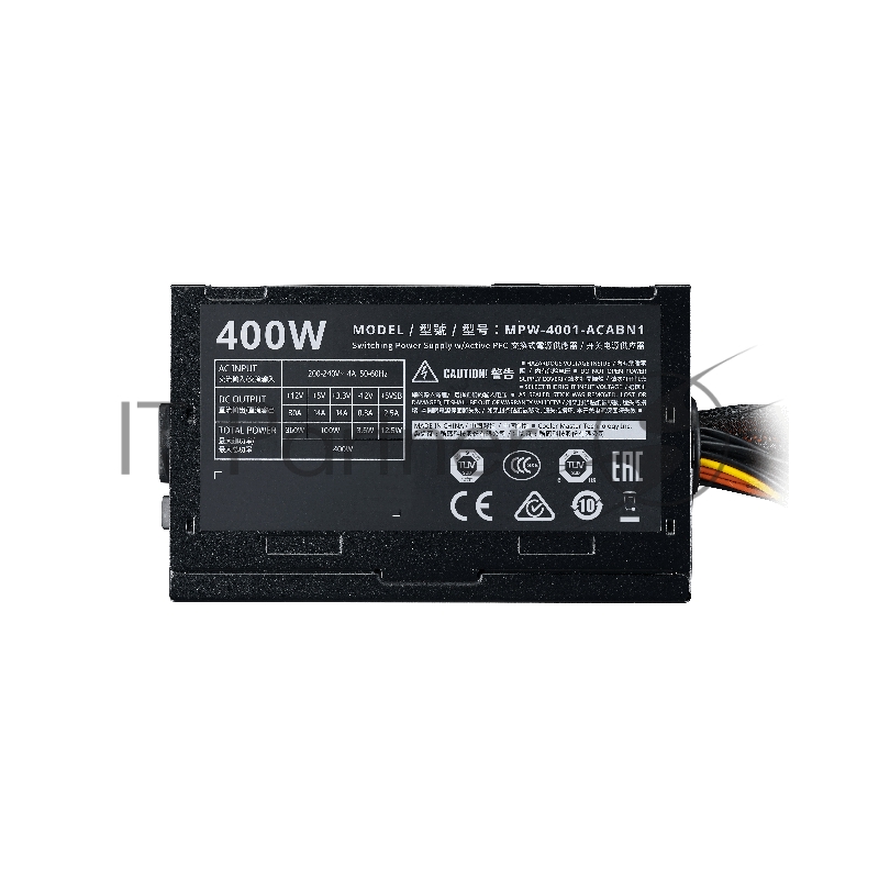 Блок питания Cooler Master Elite V3 400W ATX MPW-4001-ACABN1-EU