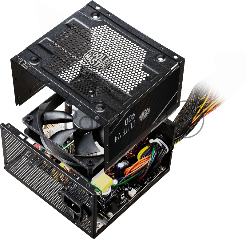 Блок питания Cooler Master Elite V4, 400W, ATX, 120mm, APFC, 80 Plus