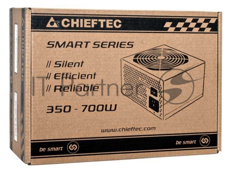 Блок питания Chieftec 550W RTL GPS-550A8 {ATX-12V V.2.3 PSU with 12 cm fan, Active PFC, fficiency >80% with power cord 230V only}