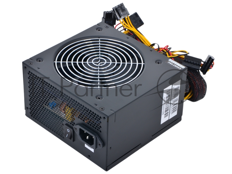 Блок питания Chieftec 600W RTL GPS-600A8 {ATX-12V V.2.3 PSU with 12 cm fan, Active PFC, fficiency >80% with power cord 230V only}