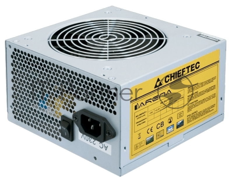 Блок питания Chieftec 600W OEM GPA-600S {ATX-12V V.2.3 PSU with 12 cm fan, Active PFC, 230V only}