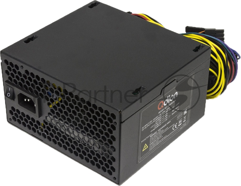 Блок питания 600Вт Power Supply FSP QDION ATX 600W, 120mm, 5xSATA, 1xPCI-E, APFC, 80+