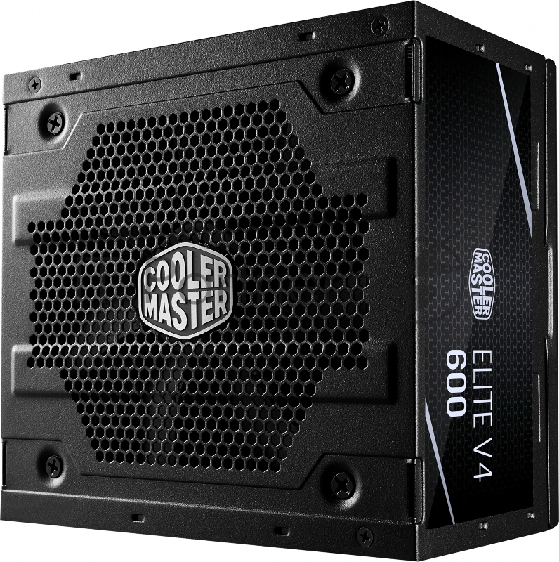 Блок питания Cooler Master Elite V4, 600W, ATX, 120mm, APFC, 80 Plus, ErP 2014