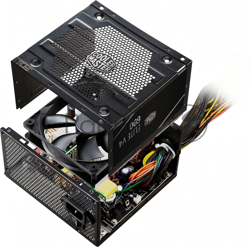 Блок питания Cooler Master Elite V4, 600W, ATX, 120mm, APFC, 80 Plus, ErP 2014