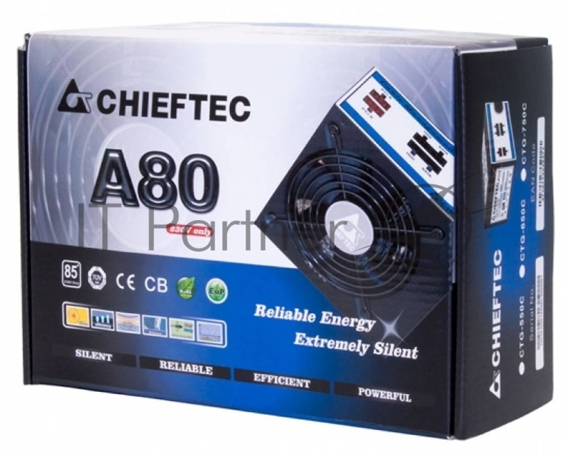 Блок питания Chieftec 650W RTL CTG-650C {ATX-12V V.2.3/EPS-12V, PS-2 type with 12cm Fan, PFC,Cable Management ,Efficiency >85 , 230V ONLY}
