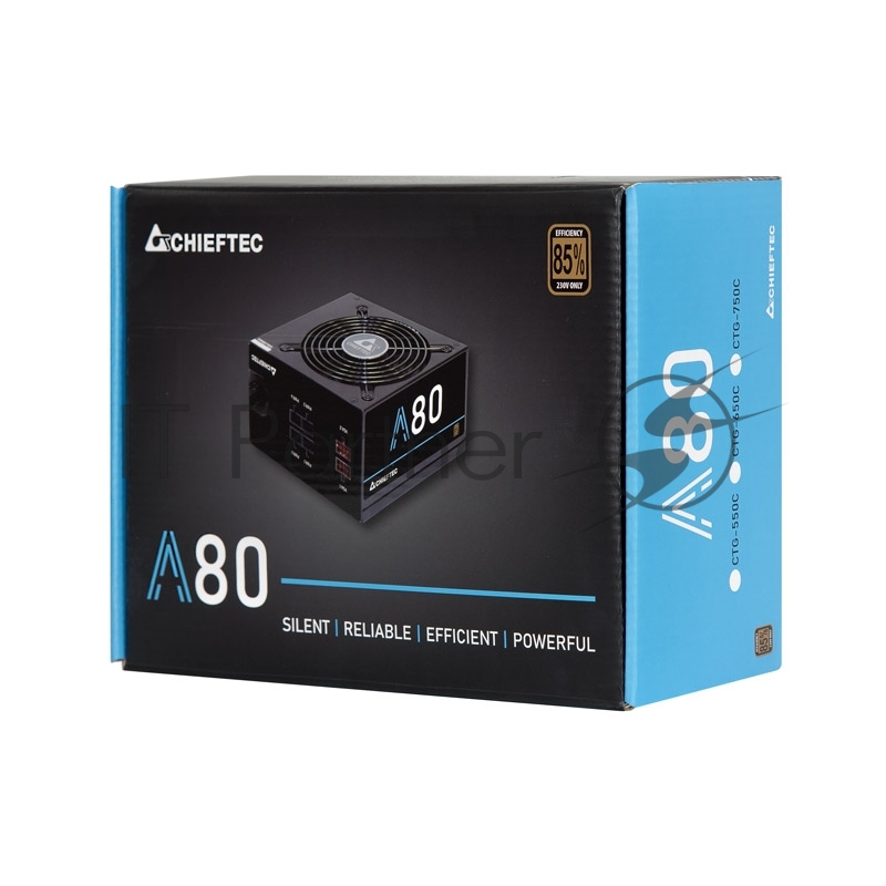 Блок питания Chieftec 650W RTL CTG-650C {ATX-12V V.2.3/EPS-12V, PS-2 type with 12cm Fan, PFC,Cable Management ,Efficiency >85 , 230V ONLY}