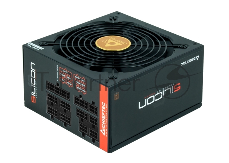Блок питания Chieftec Silicon SLC-650C (ATX 2.3, 650W, 80 PLUS BRONZE, Active PFC, 140mm fan, Full Cable Management) Retail