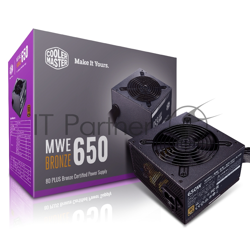 Блок питания Cooler Master MWE Bronze V2 650 MPE-6501-ACAAB-EU 650W A/EU Cable
