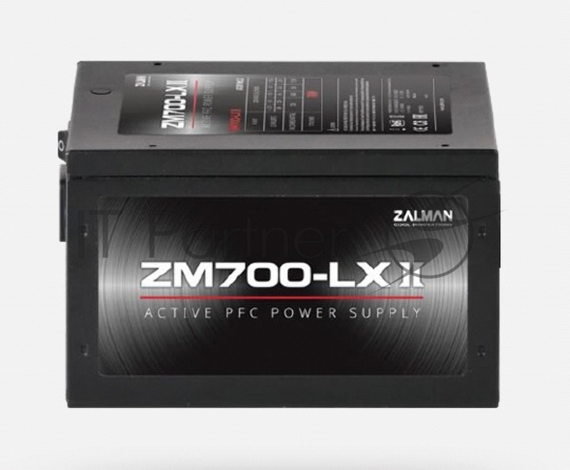 Блок питания Zalman ZM700-LX II (ATX 2.3, 700W, Active PFC, 120mm fan) Retail