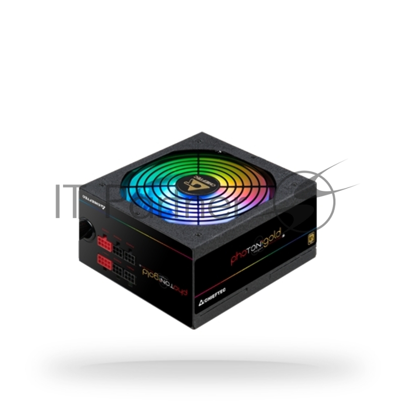 Блок питания Chieftec Photon Gold GDP-650C-RGB (ATX 2.3, 650W, >90 efficiency, Active PFC, ARGB Rainbow 140mm fan, Cable Management) Retail
