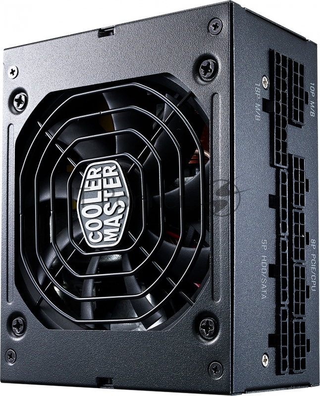 Блок питания 750 Ватт Power Supply Cooler Master V750 SFX Gold, 750W, SFX, 92mm, 24pin, 8xSATA, 4xPCI-E(6+2), APFC, 80+ Gold