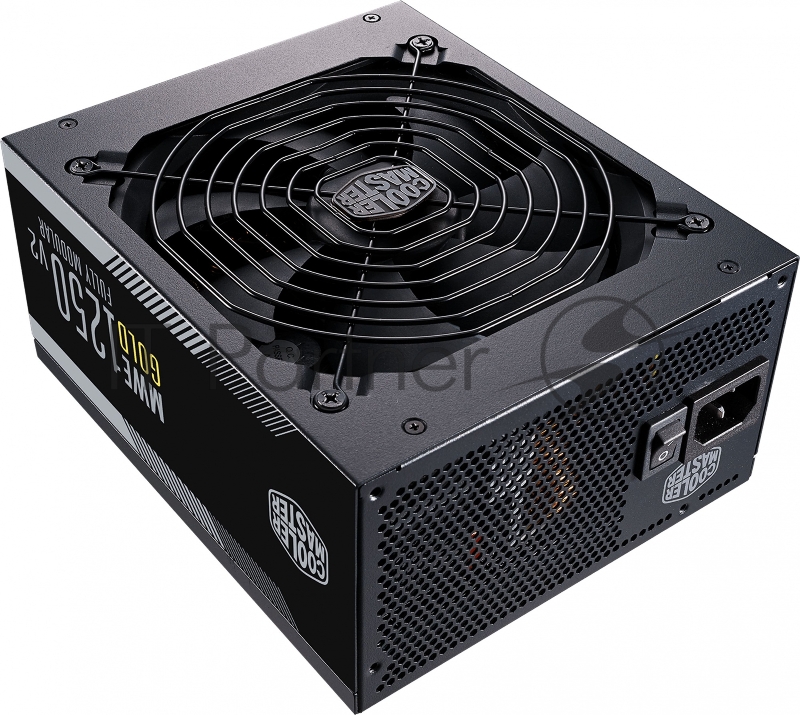 Блок питания Cooler Master ATX 1250W MWE Gold V2 80+ gold (24+8+4+4pin) APFC 140mm fan 12xSATA Cab Manag RTL