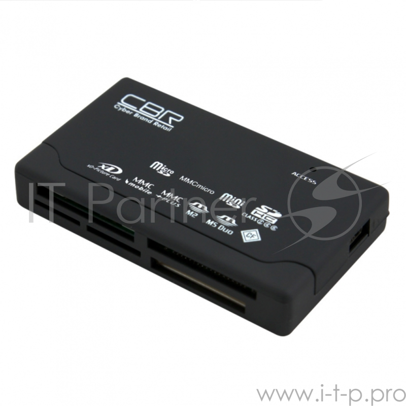 Устройство считывания USB 2.0 Card reader CBR CR-455, All-in-one, USB 2.0, SDHC