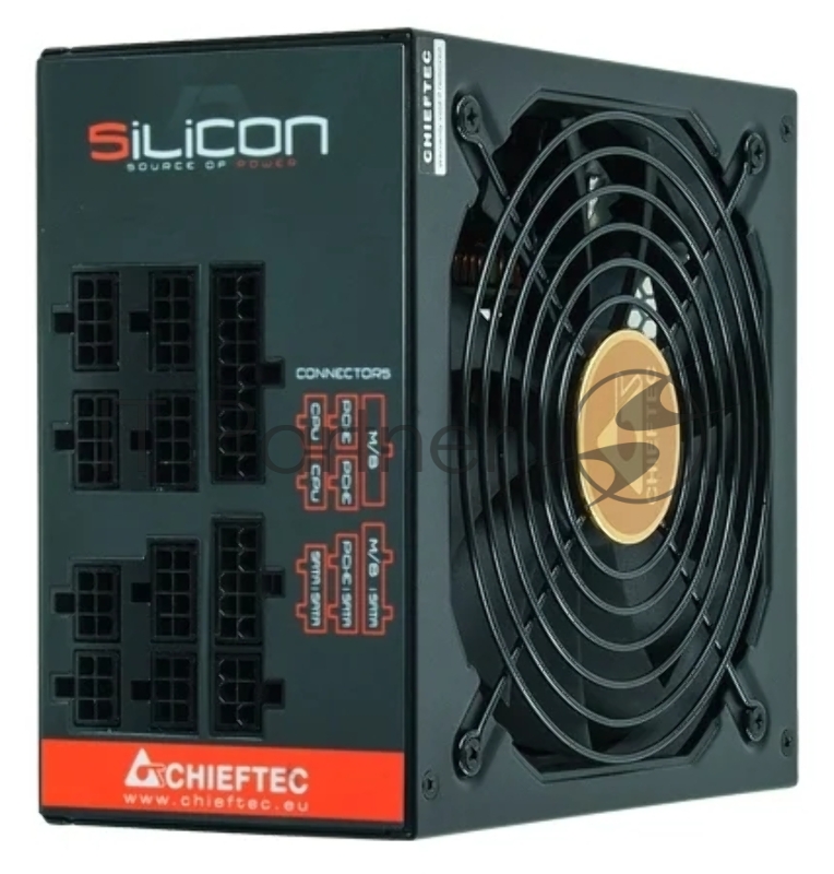 Блок питания Chieftec Silicon SLC-850C (ATX 2.3, 850W, 80 PLUS BRONZE, Active PFC, 140mm fan, Full Cable Management) Retail