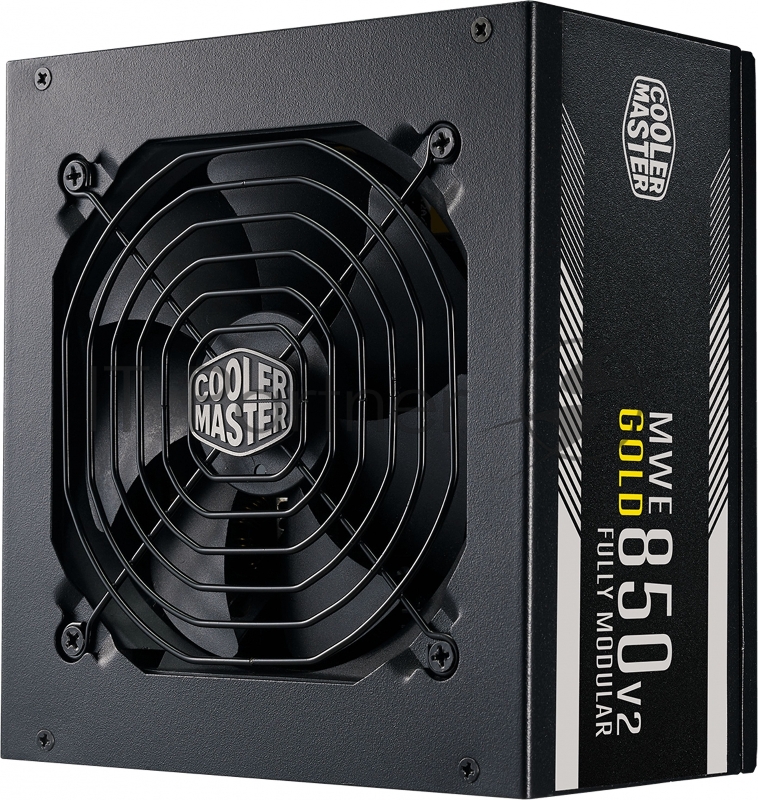 Блок питания 850 Ватт Power Supply Cooler Master MWE Gold V2 FM 850W A/EU Cable