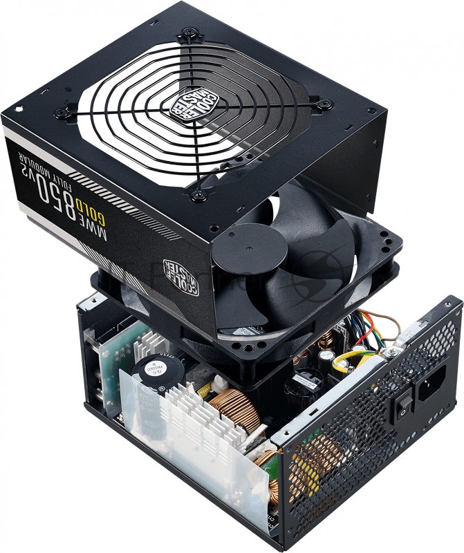 Блок питания 850 Ватт Power Supply Cooler Master MWE Gold V2 FM 850W A/EU Cable