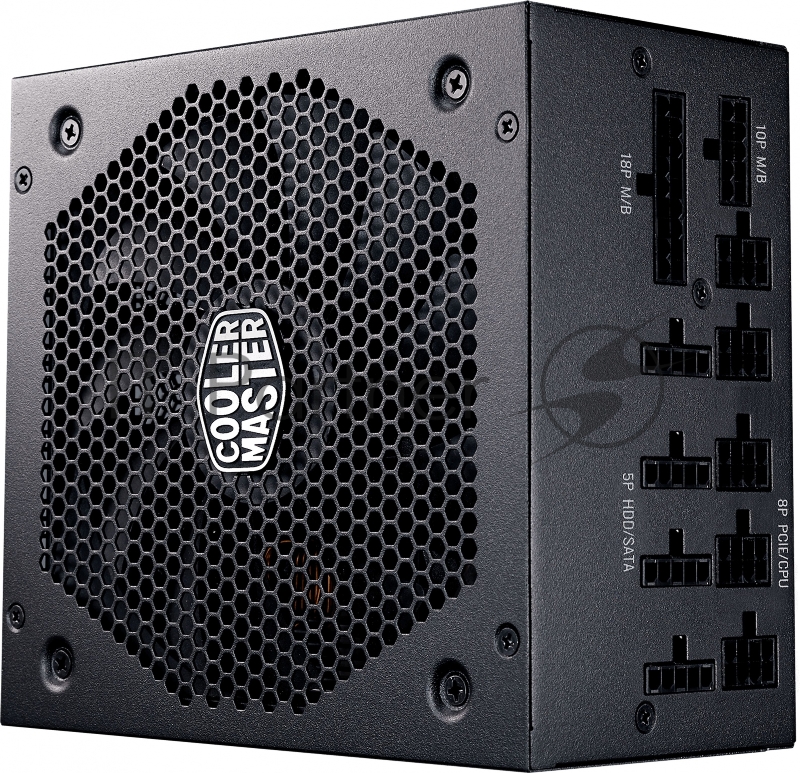Блок питания Cooler Master V850 Gold V2, 850W, ATX, 135mm, Fully Modular, APFC, 80+ Gold