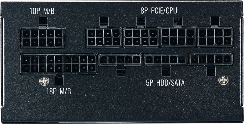 Блок питания Power Supply Cooler Master V850 SFX Gold, 850W, SFX, 92mm, 24pin, 8xSATA, 4xPCI-E(6+2), APFC, 80+ Gold, white