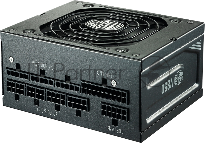 Блок питания Power Supply Cooler Master V850 SFX Gold, 850W, SFX, 92mm, 24pin, 8xSATA, 4xPCI-E(6+2), APFC, 80+ Gold, white