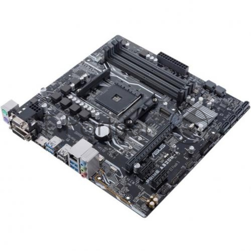 Материнская плата Asus PRIME A320M-A Soc-AM4 AMD A320 4xDDR4 mATX AC`97 8ch(7.1) GbLAN RAID+VGA+DVI+HDMI