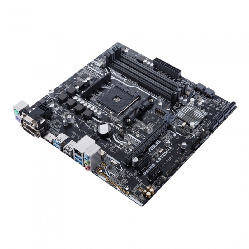 Материнская плата Asus PRIME A320M-A Soc-AM4 AMD A320 4xDDR4 mATX AC`97 8ch(7.1) GbLAN RAID+VGA+DVI+HDMI