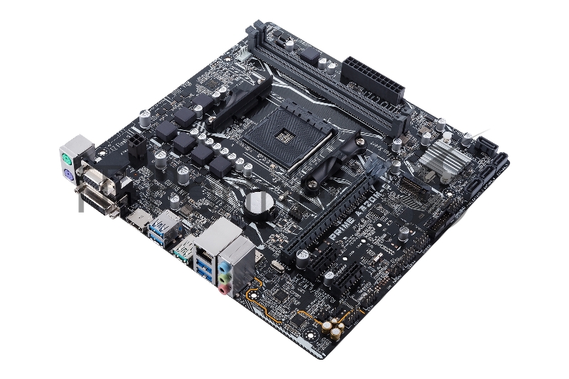 Материнская плата ASUS PRIME A320M-E <AM4, AMD A320, 2*DDR4, 1xPCIe x16, 2xPCIe x1, SATA3, D-SUB, HDMI, 5xUSB 3.1, Lan, mATX, Retail
