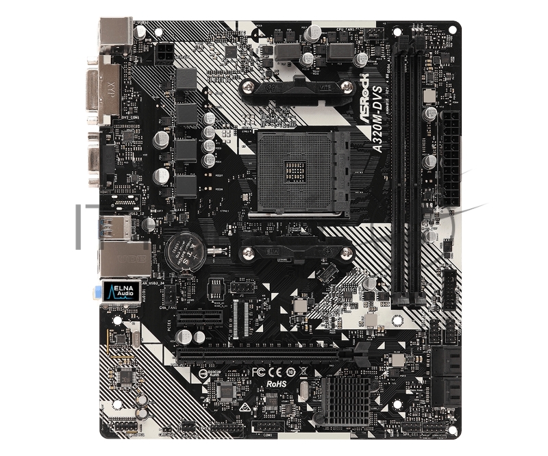Материнская плата ASRock A320M-DVS R4.0 AMD A320 SAM4 MATX