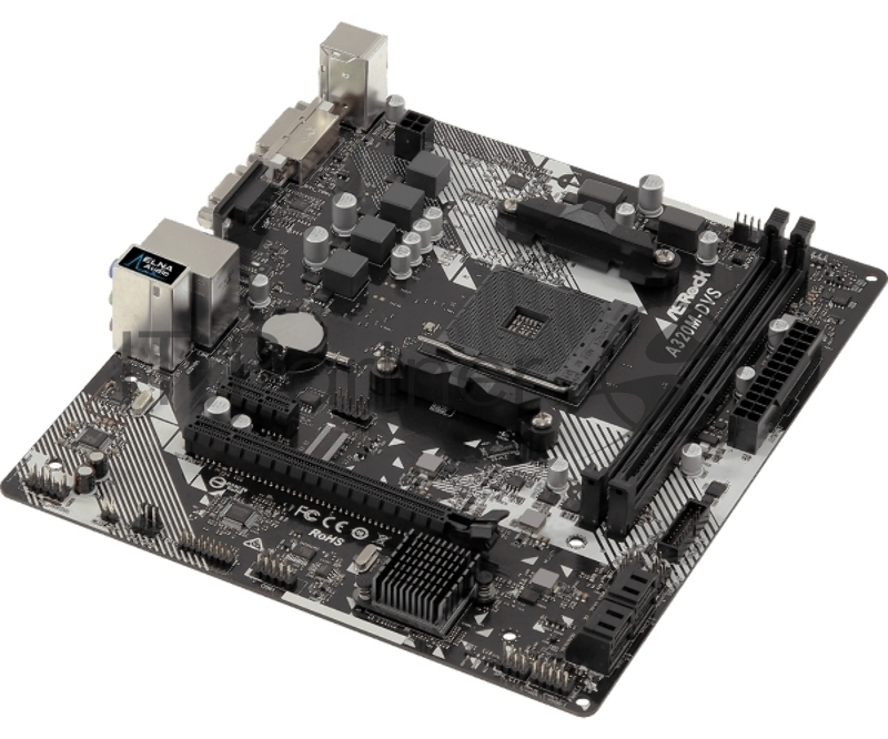 Материнская плата ASRock A320M-DVS R4.0 AMD A320 SAM4 MATX