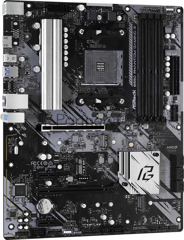 Плата материнская Asrock Asrock B550 PHANTOM GAMING 4, AM4, AMD B550, ATX, BOX