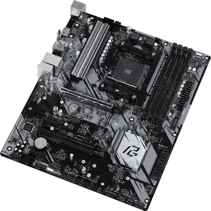 Плата материнская Asrock Asrock B550 PHANTOM GAMING 4, AM4, AMD B550, ATX, BOX