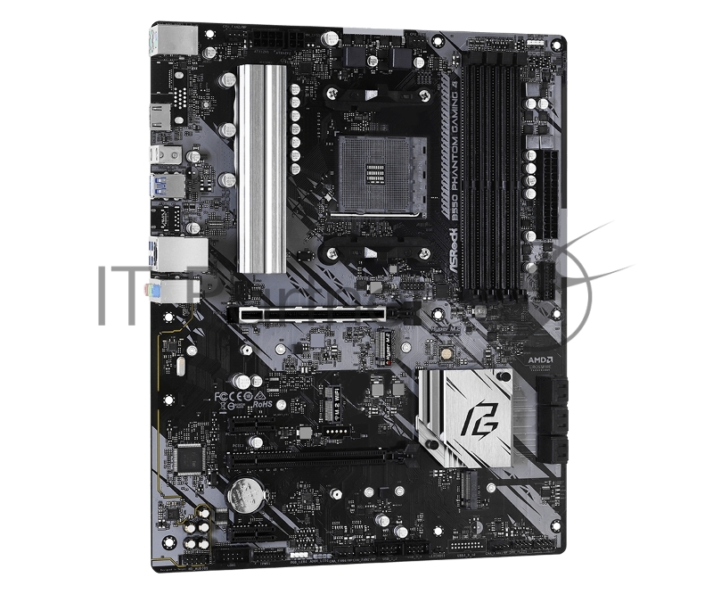 Плата материнская Asrock Asrock B550 PHANTOM GAMING 4, AM4, AMD B550, ATX, BOX