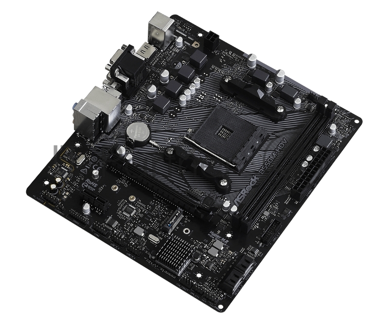 Материнская плата Asrock B550M-HDV Soc-AM4 AMD B550 2xDDR4 mATX AC`97 8ch(7.1) GbLAN RAID+VGA+DVI+HDMI