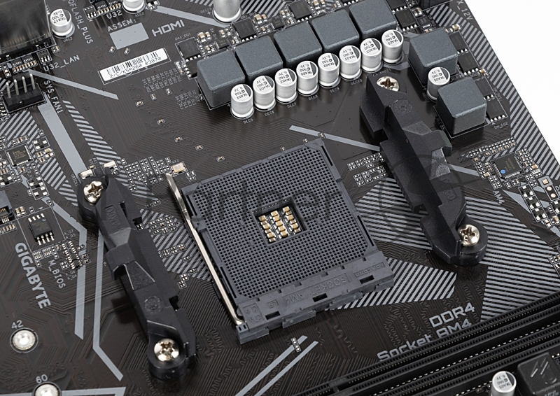 Материнская плата Gigabyte A520M S2H Soc-AM4 AMD A520 2xDDR4 mATX AC`97 8ch(7.1) GbLAN RAID+VGA+DVI+HDMI