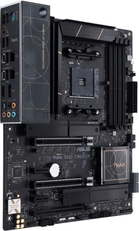 Материнская плата ASUS PROART B550-CREATOR, Socket AM4, B550, 4*DDR4, DP+HDMI, SATA3 + RAID, Audio, Gb LAN, USB 3.1*8, USB 2.0*4, COM*1 header (w/o cable), mATX 90MB17L0-M0EAY0