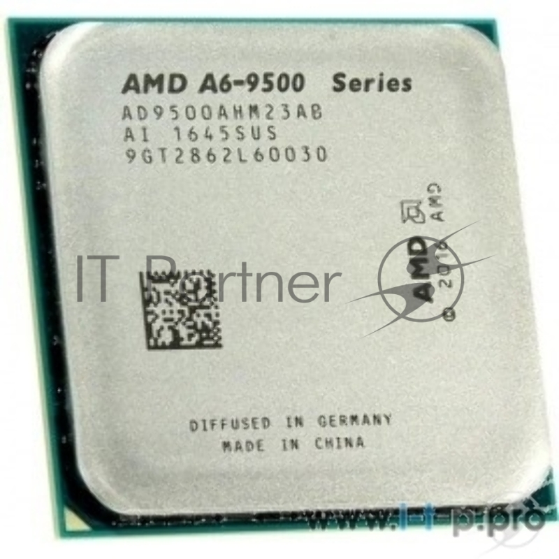 Процессор CPU AMD A6-9500 <AD9500AGM23AB> OEM (AM4, 3.5GHz up to 3.8GHz/1Mb, 2C/2T, Bristol Ridge, 28nm, 65W, Radeon R5 Series)