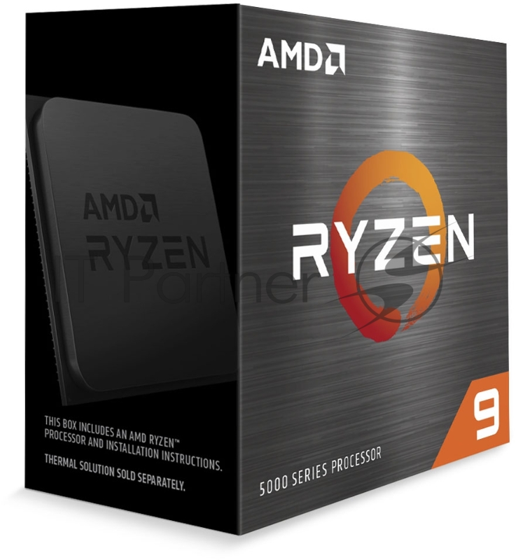 Процессор AMD Ryzen 9 5900X <Socket AM4, 3.7-4.8GHz, Vermeer, 12 ядер/ 24 потока, L3: 64Мбайт, 7nm, 105 Вт> BOX