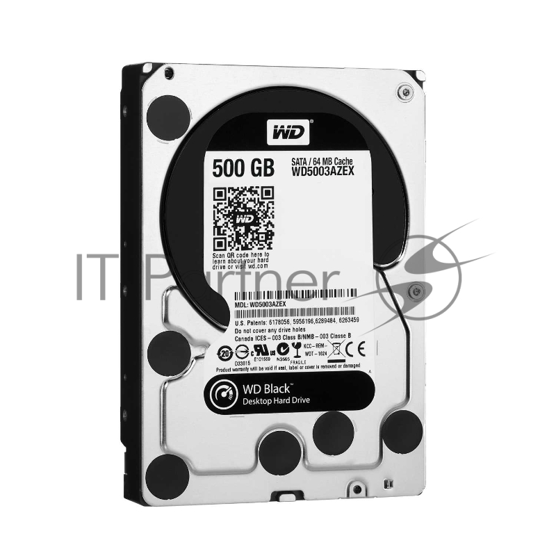 Жесткий диск Western Digital Original SATA-III 500Gb WD5003AZEX Caviar Black (7200rpm) 64Mb 3.5