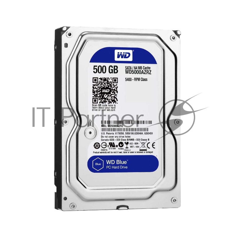 Жесткий диск Western Digital Original SATA-III 500Gb WD5000AZRZ Blue (5400rpm) 64Mb 3.5
