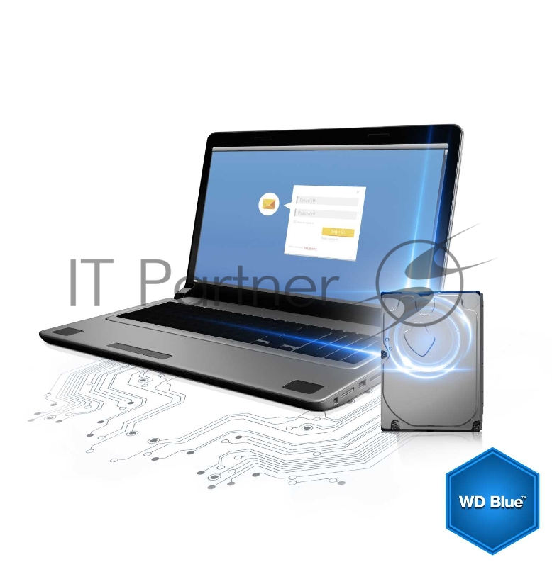 Жесткий диск Western Digital Original SATA-III 500Gb WD5000AZRZ Blue (5400rpm) 64Mb 3.5