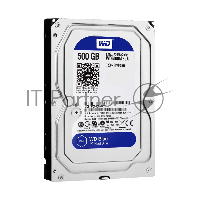 Жесткий диск Western Digital Original SATA-III 500Gb WD5000AZLX Blue (7200rpm) 32Mb 3.5