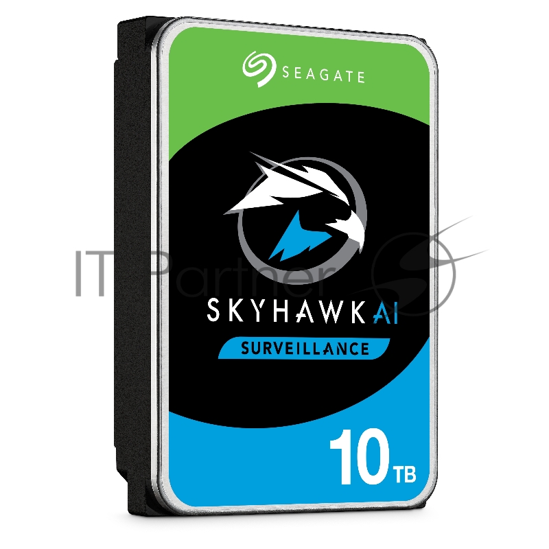 Жесткий диск HDD 10TB Seagate SkyHawk ST10000VE0008 3.5 SATA 6Gb/s 256Mb 7200rpm для систем видеонаблюдения